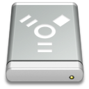 Drive Gray FireWire Icon 128x128 png